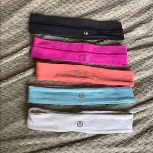 5 lululemon headbands